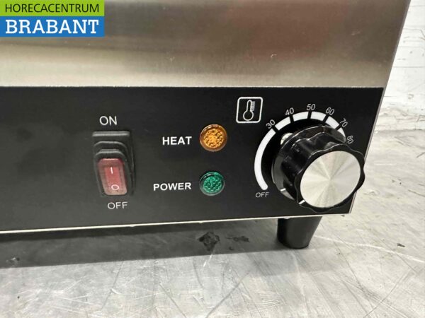 RVS Verwarmde sauspomp Sauswarmer 3 x 2 liter Kaas Karamel Boter Chili Fondant 230V Horeca - Afbeelding 5