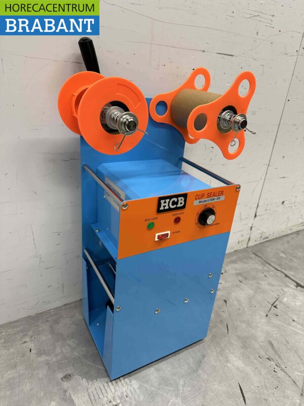 Manuele cupsealer cupsealing machine Bubble tea 300/500 bekers per uur 230V Horeca - Afbeelding 3