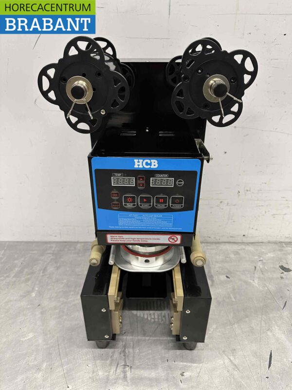 Automatische cupsealer cupsealing machine Bubble tea 300/500 bekers per uur 230V Horeca