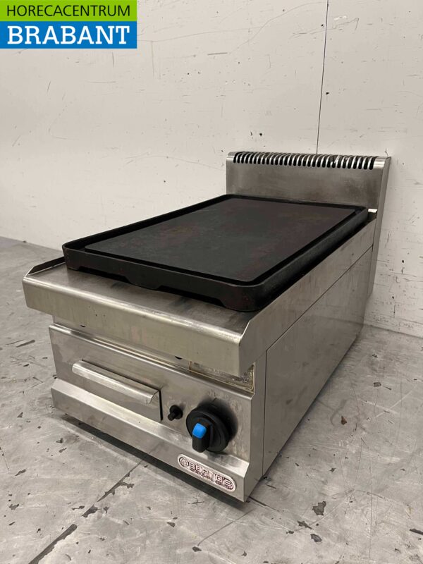 RVS Berto's bakplaat grillplaat Glad 40 cm GAS Horeca - Afbeelding 2