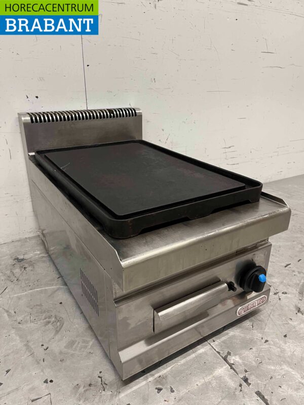 RVS Berto's bakplaat grillplaat Glad 40 cm GAS Horeca - Afbeelding 3