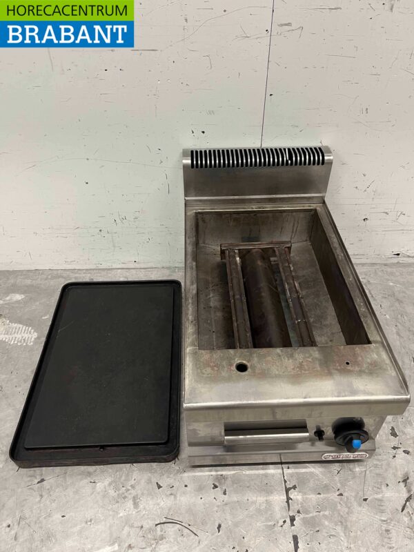 RVS Berto's bakplaat grillplaat Glad 40 cm GAS Horeca - Afbeelding 4