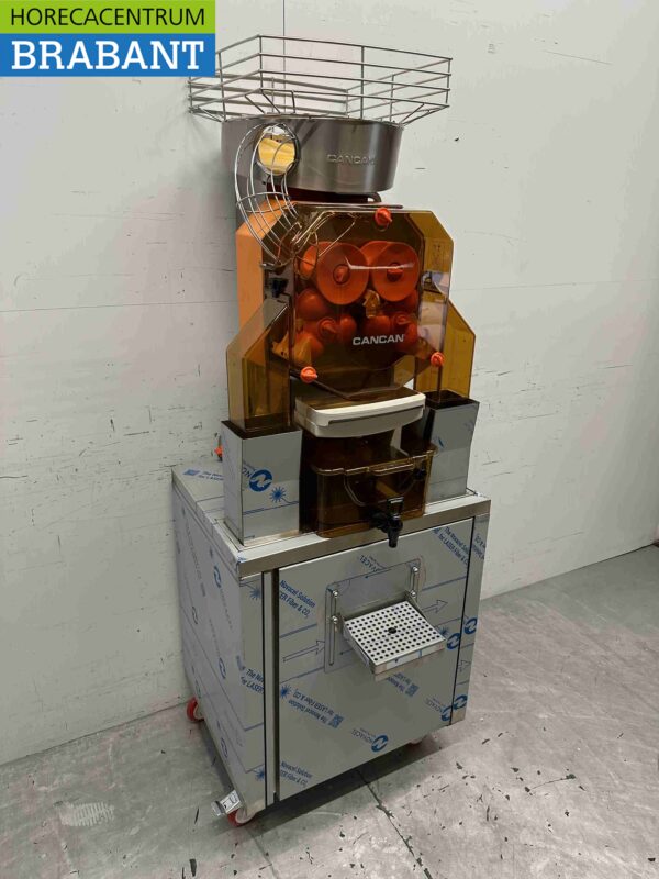 Cancan Automatische sinaasappelpers citruspers met tank met verrijdbaar onderstel 230V Horeca - Afbeelding 2