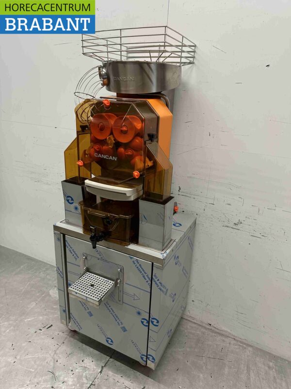 Cancan Automatische sinaasappelpers citruspers met tank met verrijdbaar onderstel 230V Horeca - Afbeelding 3