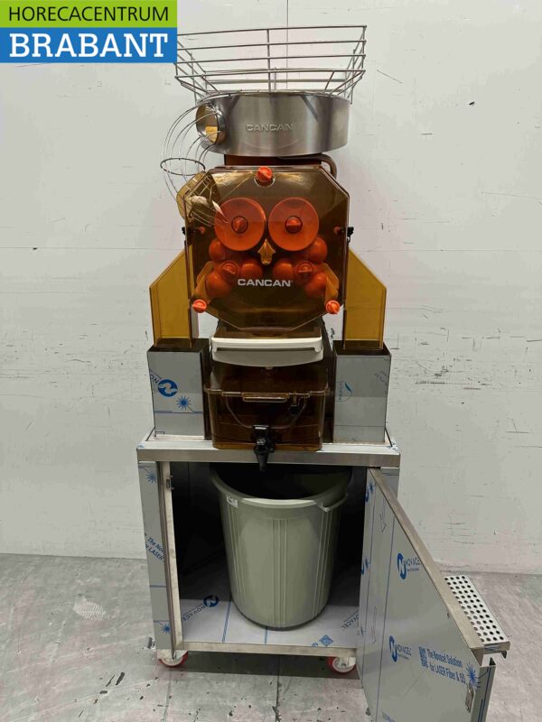 Cancan Automatische sinaasappelpers citruspers met tank met verrijdbaar onderstel 230V Horeca - Afbeelding 7
