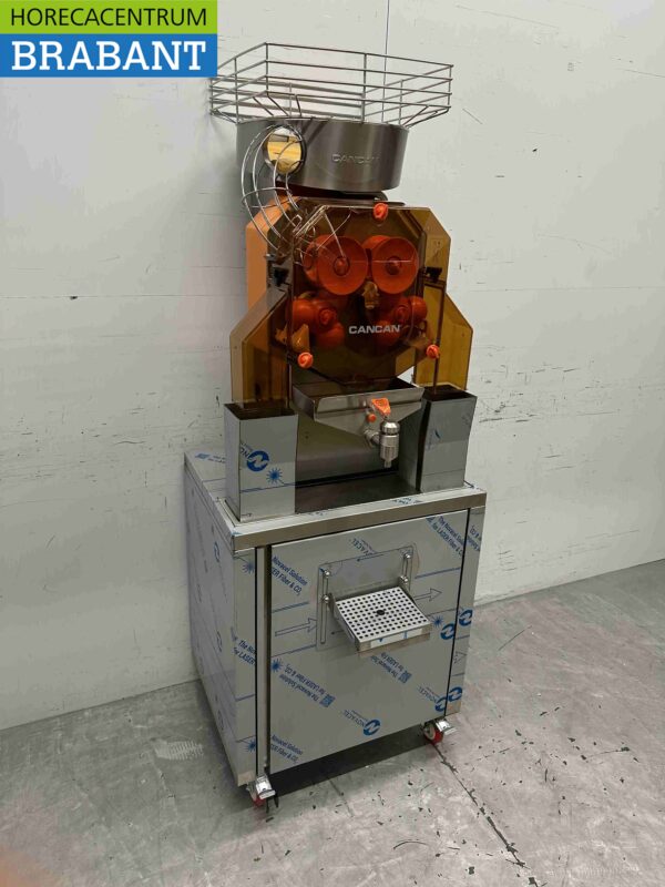 Cancan Automatische sinaasappelpers citruspers met zelfbedieningssysteem en verrijdbaar onderstel 230V Horeca - Afbeelding 2