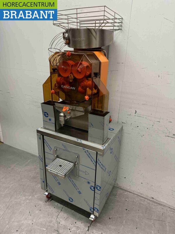 Cancan Automatische sinaasappelpers citruspers met zelfbedieningssysteem en verrijdbaar onderstel 230V Horeca - Afbeelding 3