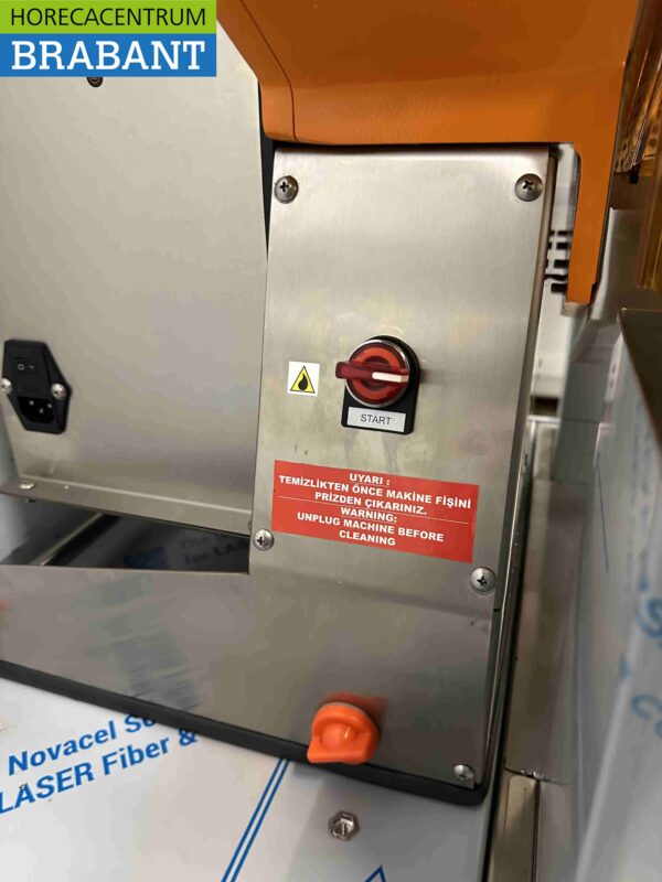 Cancan Automatische sinaasappelpers citruspers met zelfbedieningssysteem en verrijdbaar onderstel 230V Horeca - Afbeelding 6
