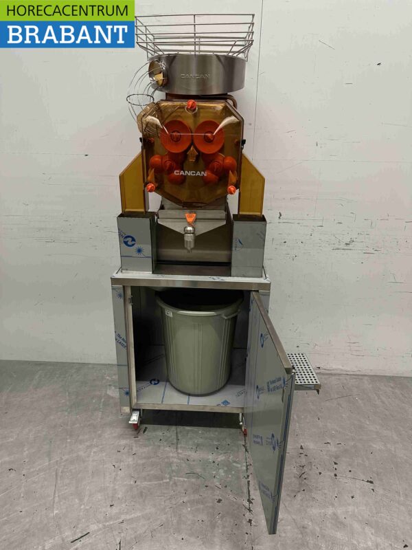 Cancan Automatische sinaasappelpers citruspers met zelfbedieningssysteem en verrijdbaar onderstel 230V Horeca - Afbeelding 8