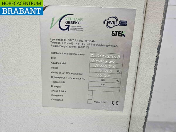 SCM Copeland Koelmotor koelgroep koelaggregaat R404A 400V Horeca - Afbeelding 4