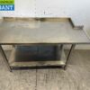RVS Werktafel Tafel 145 x 70 x 88 cm Horeca - Afbeelding 2