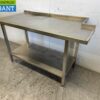 RVS Werktafel Tafel 145 x 70 x 88 cm Horeca - Afbeelding 3