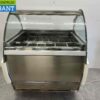 Orion Schepijsvitrine Schepijs voor 12 ijsbakken 400V Horeca