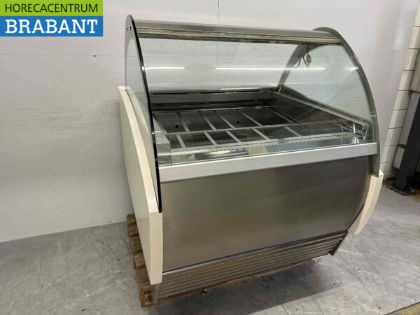 Orion Schepijsvitrine Schepijs voor 12 ijsbakken 400V Horeca - Afbeelding 2
