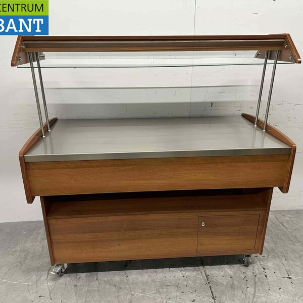 Maxxfrost Warmhoudbuffet Warmtebuffet Uitgiftebuffet Buffet Buffetdeel 4 x 1/1 gastronorm / GN 149 cm 230V Horeca