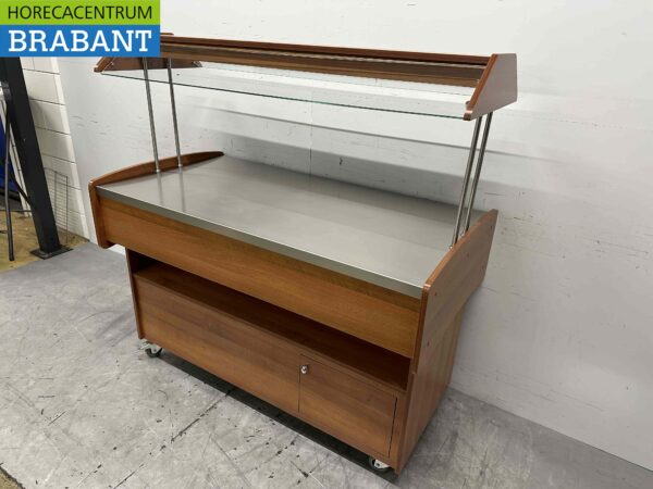 Maxxfrost Warmhoudbuffet Warmtebuffet Uitgiftebuffet Buffet Buffetdeel 4 x 1/1 gastronorm / GN 149 cm 230V Horeca - Afbeelding 2