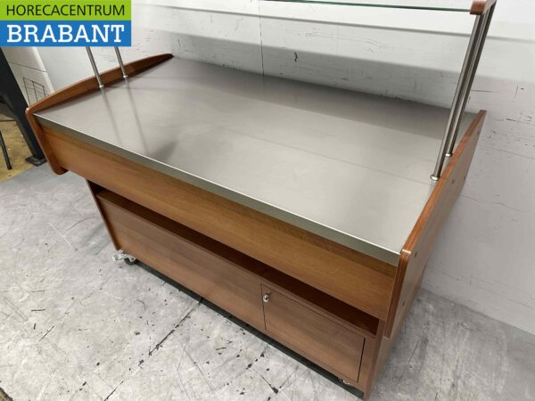 Maxxfrost Warmhoudbuffet Warmtebuffet Uitgiftebuffet Buffet Buffetdeel 4 x 1/1 gastronorm / GN 149 cm 230V Horeca - Afbeelding 4