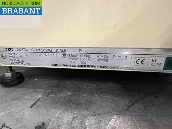TEC Fruitweegschaal Weegschaal Winkelweegschaal Max. 15 kg Horeca - Afbeelding 5