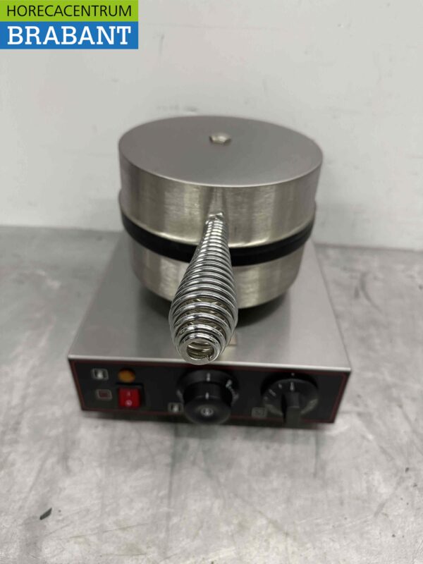 RVS Wafelijzer met timer 230V Horeca