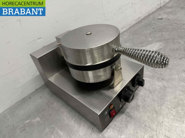 RVS Wafelijzer met timer 230V Horeca - Afbeelding 3