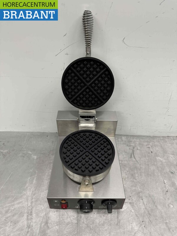 RVS Wafelijzer met timer 230V Horeca - Afbeelding 5