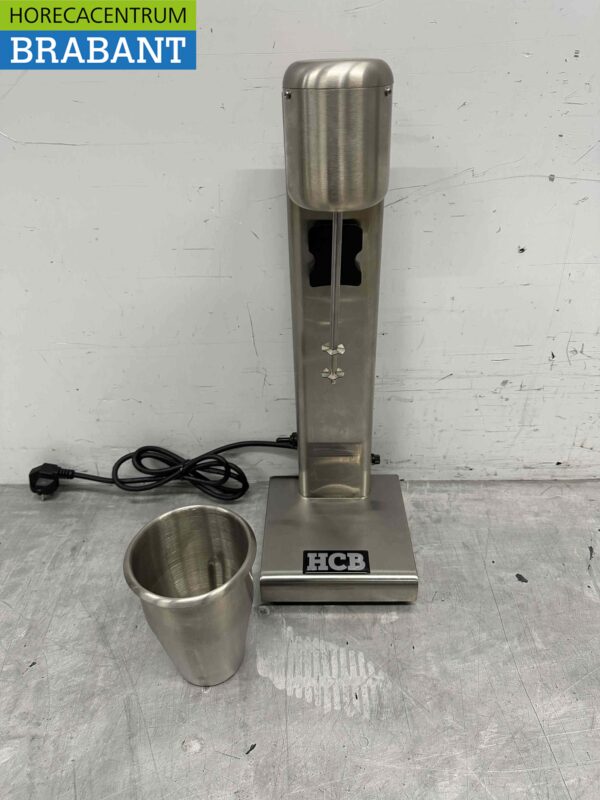 RVS Milkshaker Milk shaker Milkshakemixer 750 ml 230V Horeca - Afbeelding 4