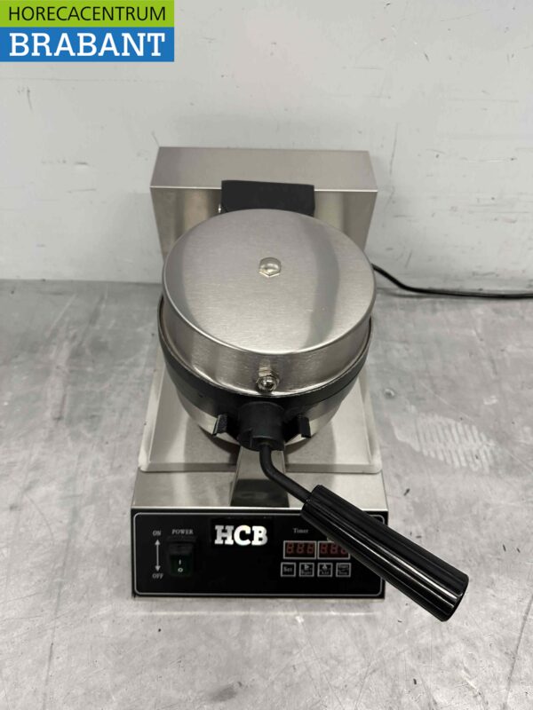 RVS Digitale wafelijzer met timer 230V Horeca - Afbeelding 2
