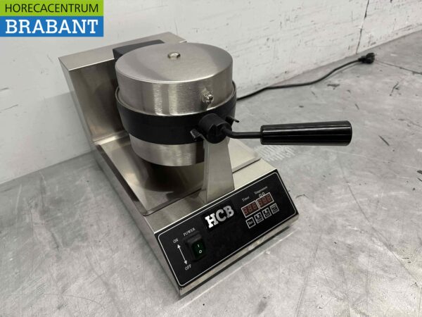 RVS Digitale wafelijzer met timer 230V Horeca - Afbeelding 3