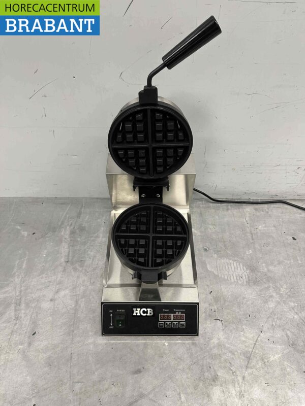 RVS Digitale wafelijzer met timer 230V Horeca - Afbeelding 5