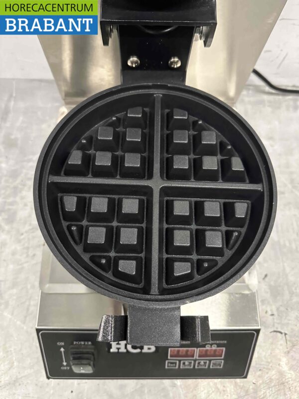 RVS Digitale wafelijzer met timer 230V Horeca - Afbeelding 6