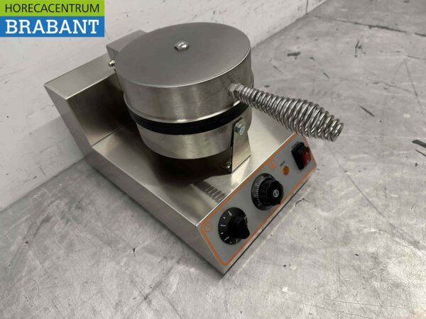 RVS Wafelijzer hartjes met timer 230V Horeca - Afbeelding 3