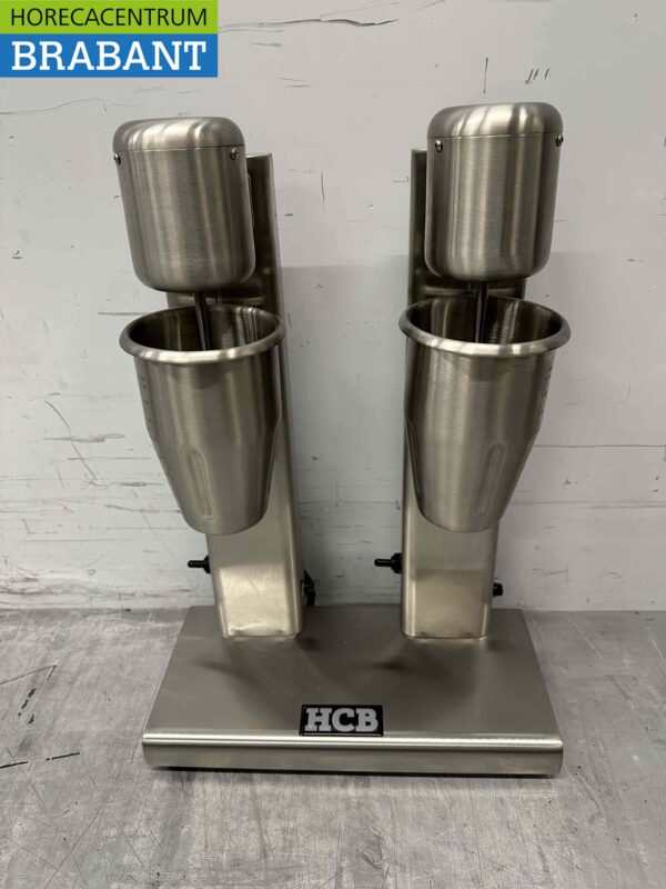 RVS Dubbele Milkshaker Milk shaker Milkshakemixer 750 ml 230V Horeca