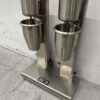 RVS Dubbele Milkshaker Milk shaker Milkshakemixer 750 ml 230V Horeca - Afbeelding 2