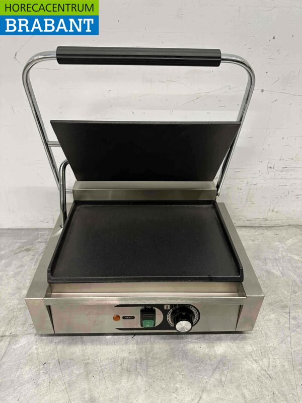 RVS Contactgrill Paninigrill Grill Glad/glad 230V Horeca - Afbeelding 5
