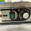 RVS Contactgrill Paninigrill Grill Glad/glad 230V Horeca - Afbeelding 6