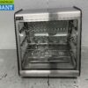 RVS Warmhoudvitrine Warmtevitrine 63,5 cm 230V Horeca