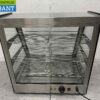 RVS Warmhoudvitrine Warmtevitrine 63,5 cm 230V Horeca - Afbeelding 4