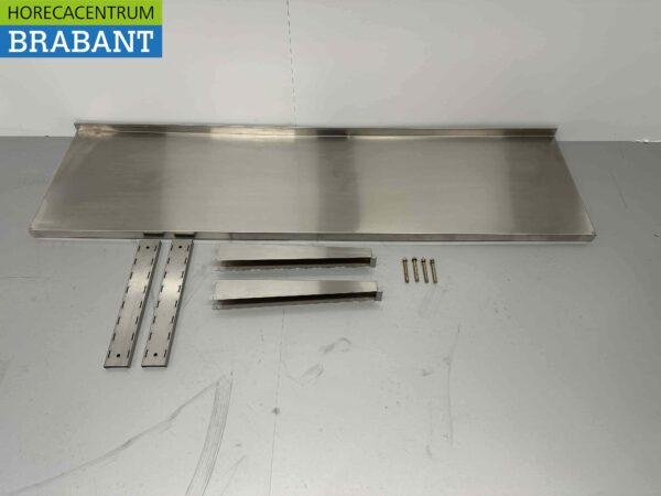 RVS Wandschap Schap Basic-line 150 x 40 cm Horeca