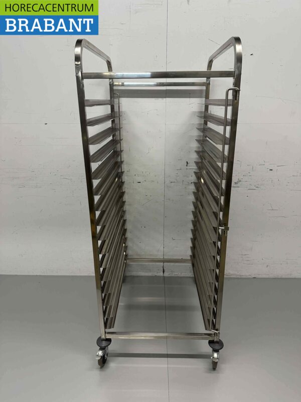 RVS Regaalwagen 32 x 60/40 cm Bakery norm Horeca