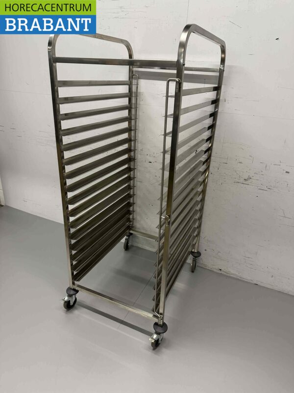 RVS Regaalwagen 32 x 60/40 cm Bakery norm Horeca - Afbeelding 3