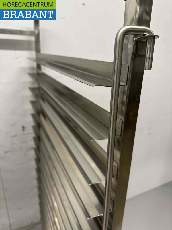 RVS Regaalwagen 32 x 60/40 cm Bakery norm Horeca - Afbeelding 4