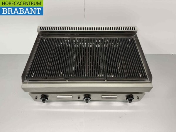 RVS Lavagrill grill steengrill 650 Series 102 cm 16,5 kW Gas Horeca - Afbeelding 4