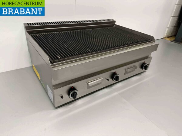 RVS Lavagrill grill steengrill 650 Series 102 cm 16,5 kW Gas Horeca - Afbeelding 2