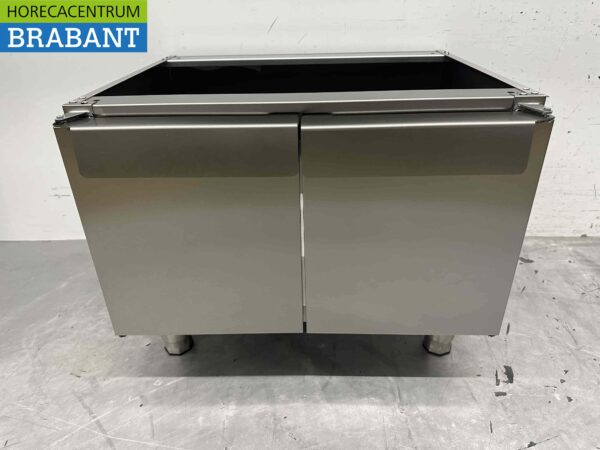 RVS Onderstel met 2 klapdeuren 650 Series 70 cm Horeca