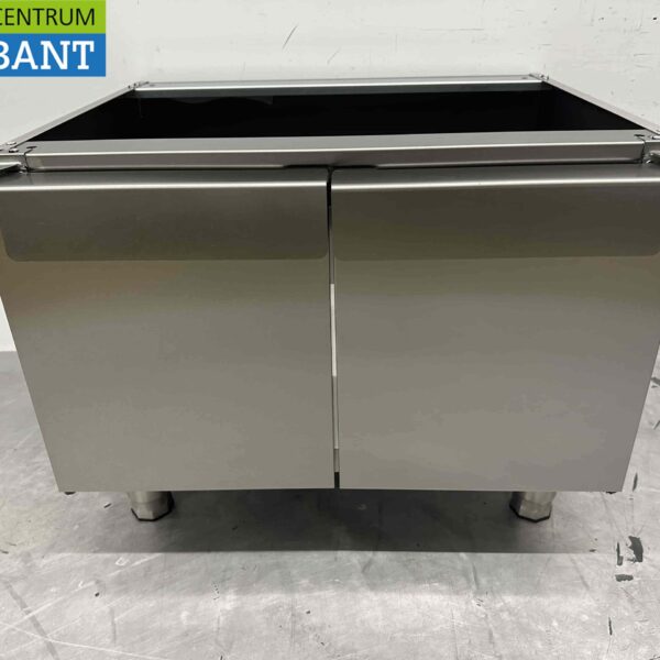 RVS Onderstel met 2 klapdeuren 650 Series 70 cm Horeca