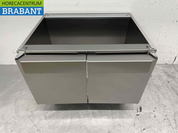 RVS Onderstel met 2 klapdeuren 650 Series 70 cm Horeca - Afbeelding 2
