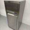 RVS Verrijdbare prullenbak afvalbak vuilnisbak Premium-line Duwdeksel Kanteldeur 50 liter Horeca - Afbeelding 3