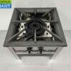 RVS Hokker Wokbrander Wok Dubbele brander Premium-line 22 kW Horeca - Afbeelding 4