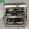 RVS Luxe warmhoudvitrine 4 x ½ GN 63 cm 230V Horeca