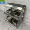 RVS Luxe warmhoudvitrine 4 x ½ GN 63 cm 230V Horeca - Afbeelding 2